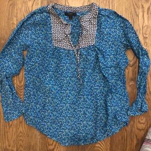 J. Crew floral shirt